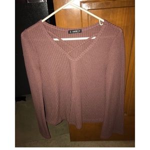 Mauve sweater